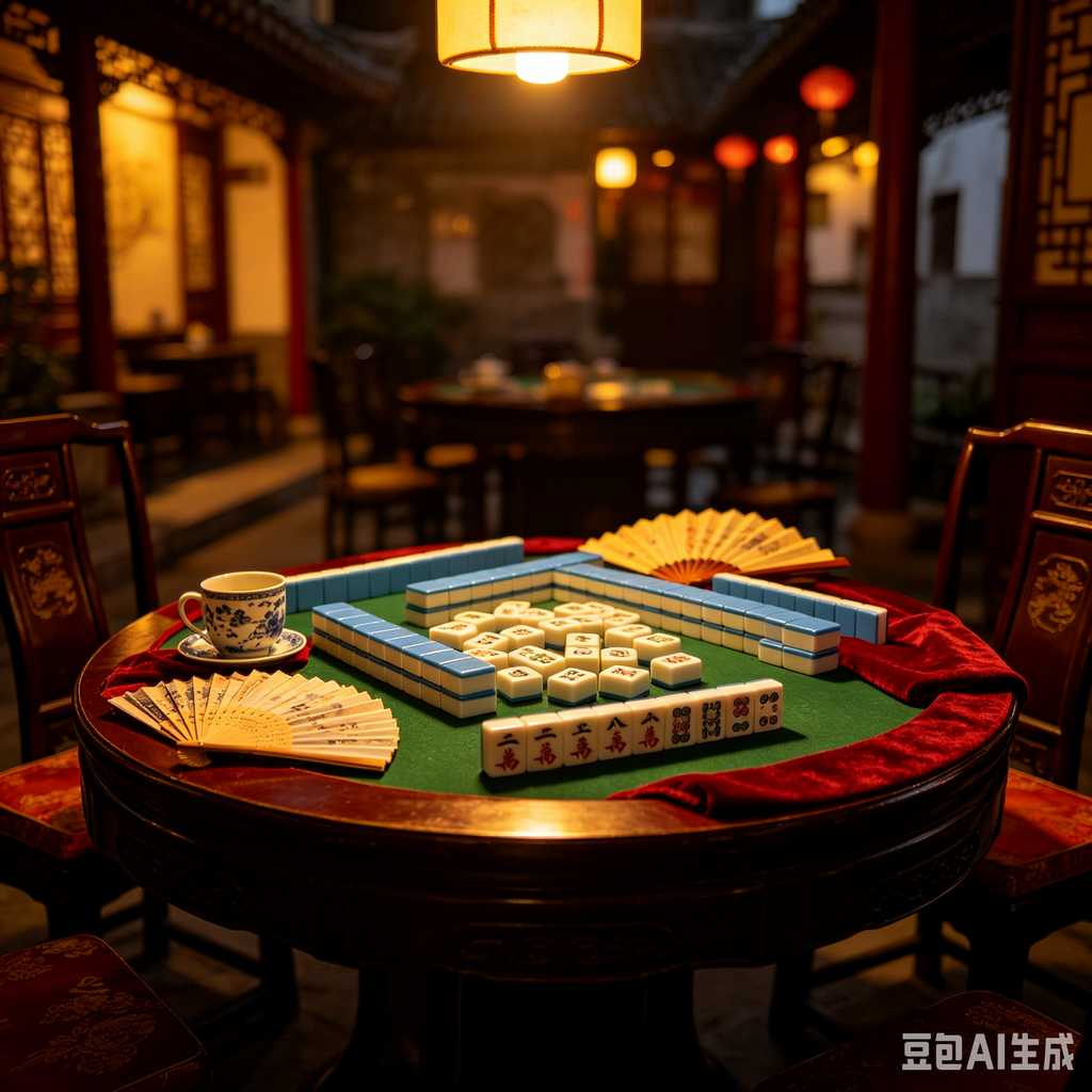 premium engraved mahjong set