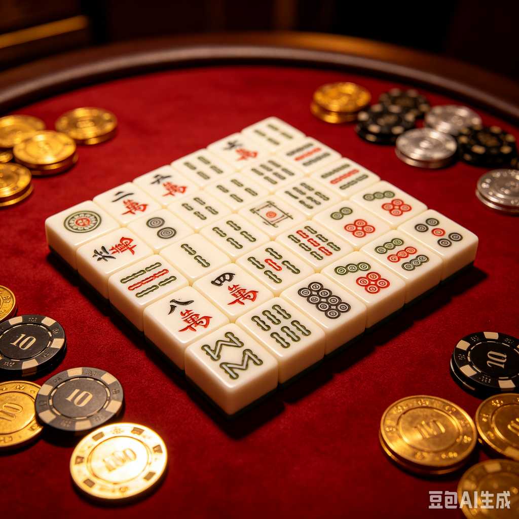 gold accent mahjong set